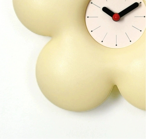 Dopamine Art Yellow Bloom Wall Clock