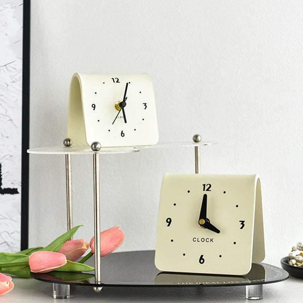 Minimal Folded Desk Clock