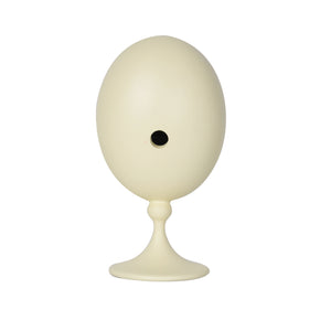 Checkerboard Pattern Oval Table Clock