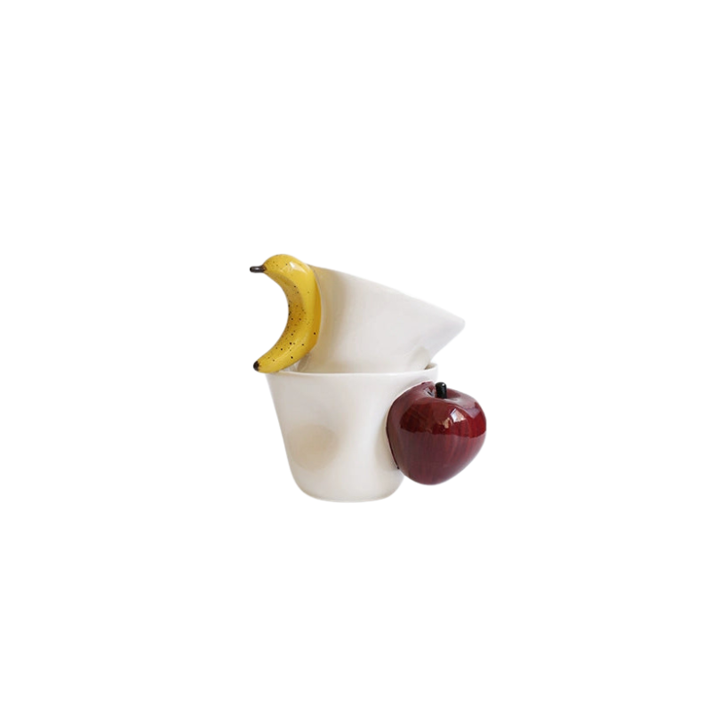 Fruit Handle Ceramic Mug