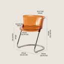 Modern Nordic Clear Chair