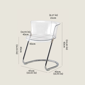 Modern Nordic Clear Chair
