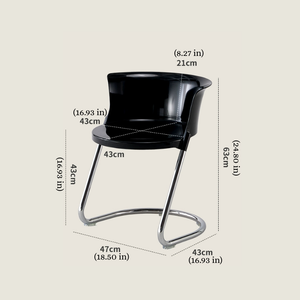 Modern Nordic Clear Chair