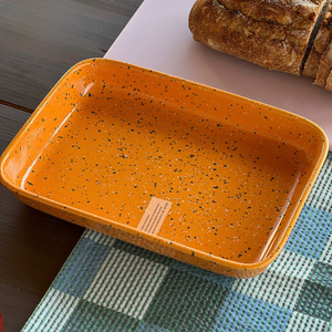 Retro Splatter Ceramic Plate