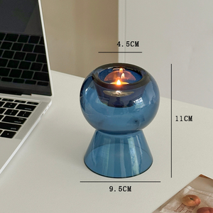 High-end dual-purpose Glass Candle Holder